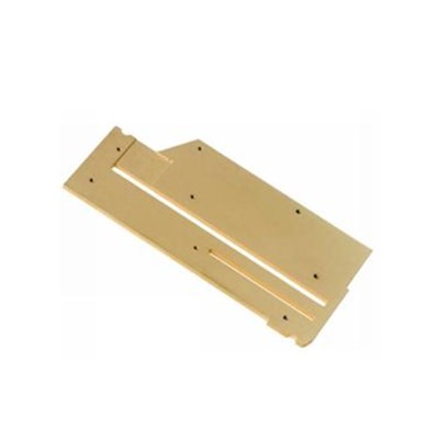 Aluminum silicon gold plated structural parts